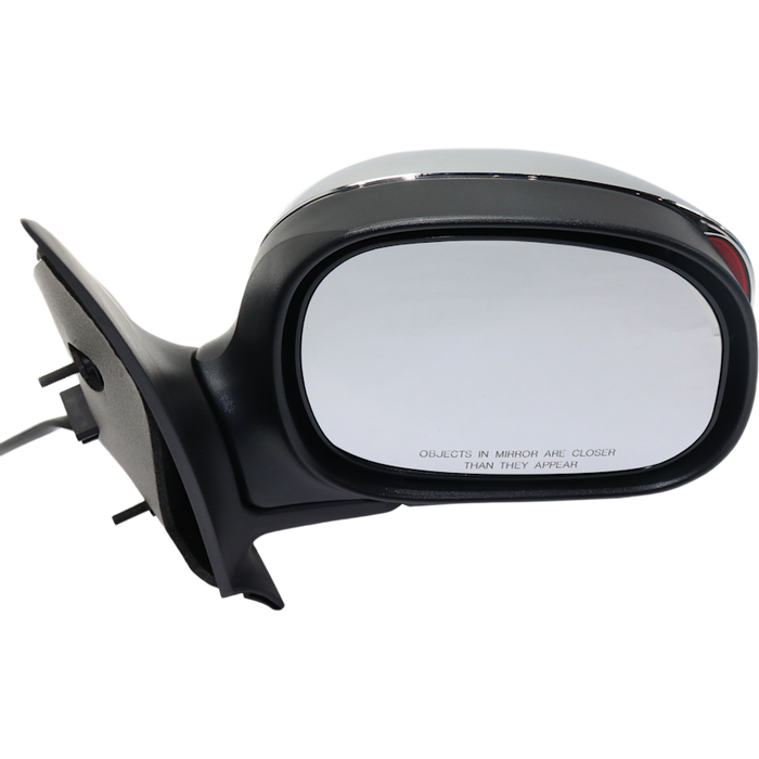 2001-2003 Ford F-150 Passenger Side Door Mirror Power Remote W/Signal W/Bright Cover Assembly - FO1321224-Partify-Painted-Replacement-Body-Parts