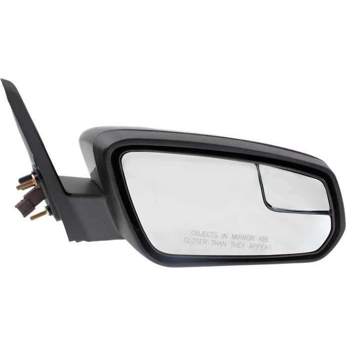 2011-2012 Ford Mustang Base/Boss 302/GT/Shelby GT500 Passenger Side Door Mirror W/Blind Spot Incl Textured & Covers Assembly - FO1321450-Partify-Painted-Replacement-Body-Parts