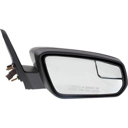 2011-2012 Ford Mustang Base/Boss 302/GT/Shelby GT500 Passenger Side Door Mirror W/Blind Spot Incl Textured & Covers Assembly - FO1321450-Partify-Painted-Replacement-Body-Parts