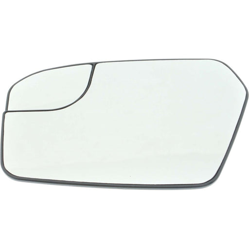 2011-2012 Ford Fusion Driver Side Door Mirror Glass Non-Heated W/O Blis W/Spotter Glass - FO1324208-Partify-Painted-Replacement-Body-Parts