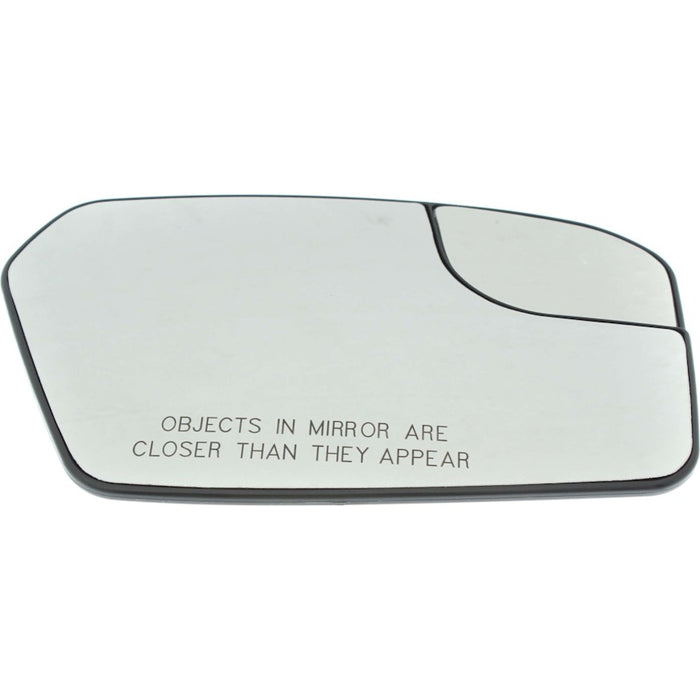 2011-2012 Ford Fusion Passenger Side Door Mirror Glass Non-Heated W/O Blis W/Spotter Glass - FO1325208-Partify-Painted-Replacement-Body-Parts