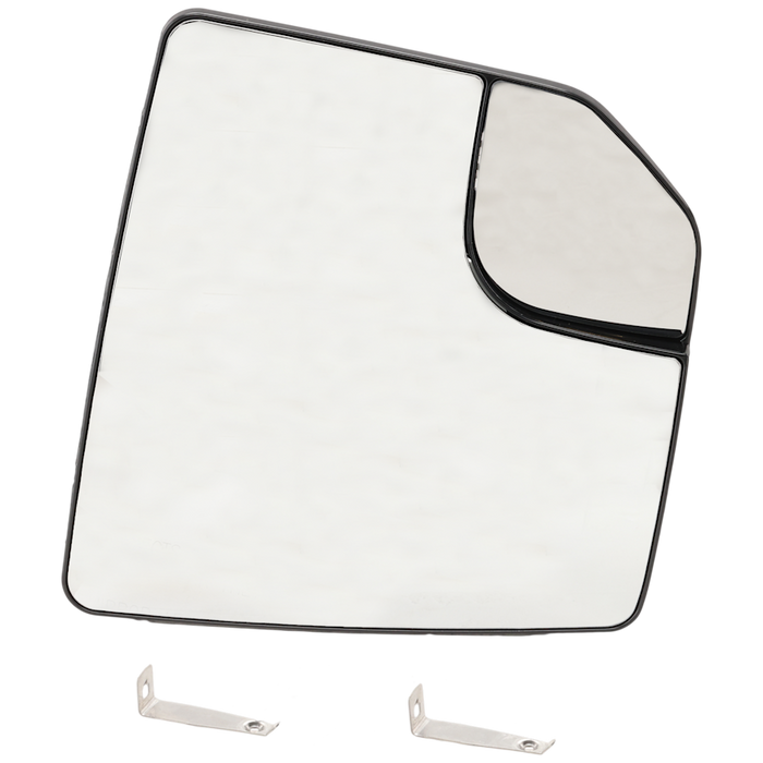 2015-2020 Ford F-150 Passenger Side Door Mirror Glass Standard Heated W/O Blind Spot Detection - FO1325140-Partify-Painted-Replacement-Body-Parts