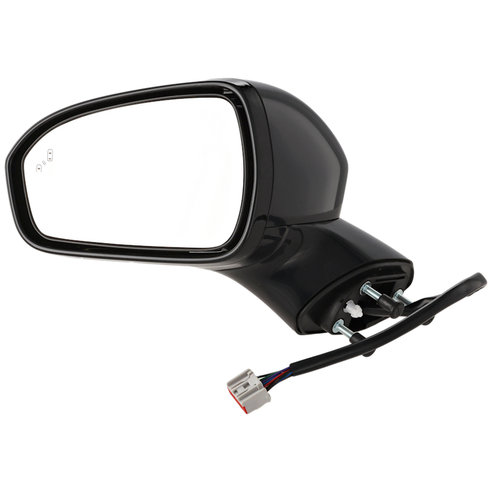 2013-2014 Ford Fusion Energi SE/Energi Titanium/S Hybrid/SE Hybrid/Titanium Hybrid Driver Side Door Mirror W/Blis W/S/L W/P/L W/Indicator W/O Dimming Assembly - FO1320543-Partify-Painted-Replacement-Body-Parts