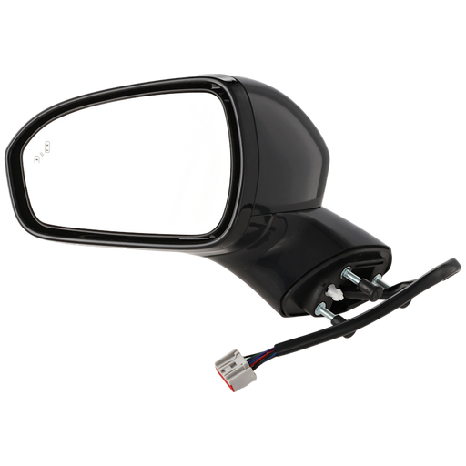 2013-2014 Ford Fusion Energi SE/Energi Titanium/S Hybrid/SE Hybrid/Titanium Hybrid Driver Side Door Mirror W/Blis W/S/L W/P/L W/Indicator W/O Dimming Assembly - FO1320543-Partify-Painted-Replacement-Body-Parts