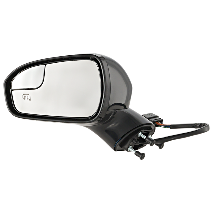 2015-2017 Ford Fusion Energi Platinum/Energi SE/Energi Titanium/Platinum Hybrid/S Hybrid/SE Hybrid/SE LUX Hybrid/Titanium Hybrid Driver Side Door Mirror W/Blis W/S/L W/P/Lamp W/Mem W/O Dimming W/Cover Assembly - FO1320542-Partify-Painted-Replacement-Body-Parts