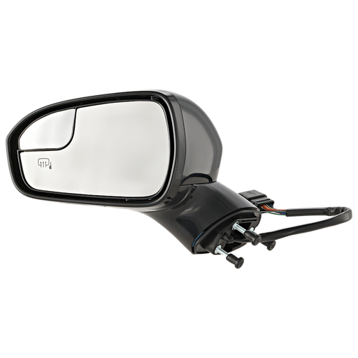 2015-2017 Ford Fusion Energi Platinum/Energi SE/Energi Titanium/Platinum Hybrid/S Hybrid/SE Hybrid/SE LUX Hybrid/Titanium Hybrid Driver Side Door Mirror W/Blis W/S/L W/P/Lamp W/Mem W/O Dimming W/Cover Assembly - FO1320542-Partify-Painted-Replacement-Body-Parts