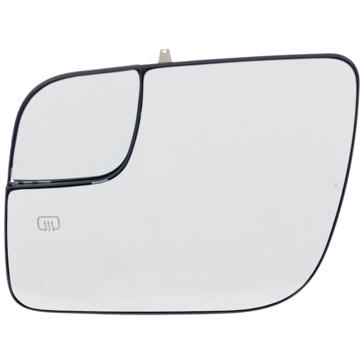 2013-2019 Ford Explorer/Police Interceptor Utility Driver Side Door Mirror Glass Heated W/O Blis W/O Signal Lamps W/Spotter Mirror - FO1324221-Partify-Painted-Replacement-Body-Parts