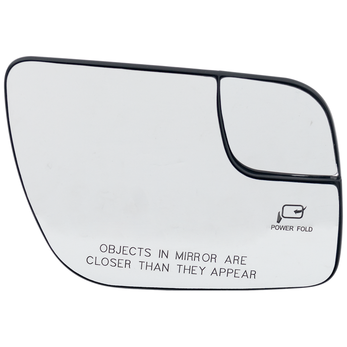 2016-2019 Ford Explorer Passenger Side Door Mirror Glass Heated W/O Blis W/Signal Lamps W/O Memory W/Spotter Mirror - FO1325222-Partify-Painted-Replacement-Body-Parts