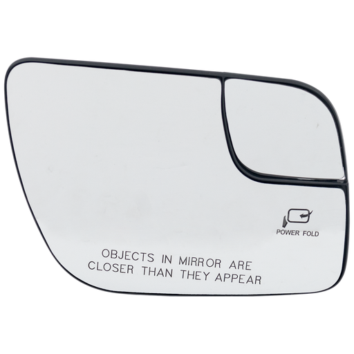 2016-2019 Ford Explorer Passenger Side Door Mirror Glass Heated W/O Blis W/Signal Lamps W/O Memory W/Spotter Mirror - FO1325222-Partify-Painted-Replacement-Body-Parts