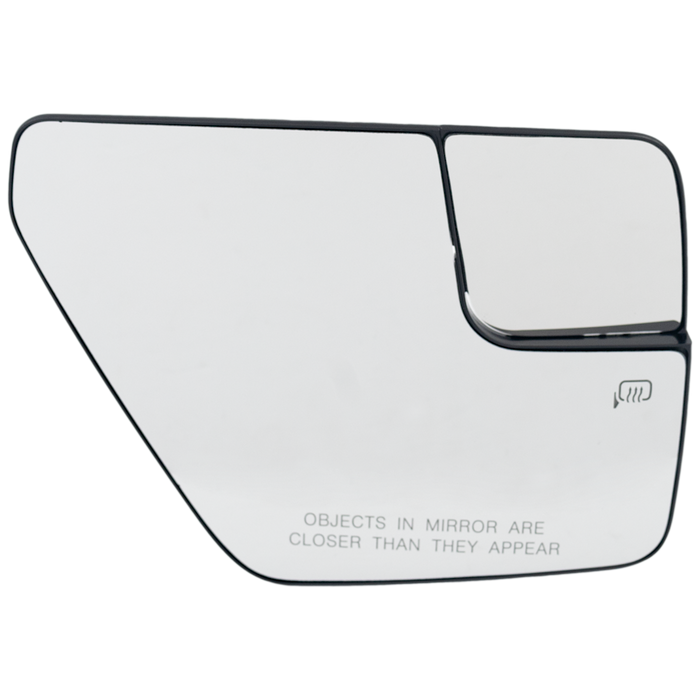 2021-2024 Ford F-150 Passenger Side Door Mirror Glass Std Mirror Heated W/O Blind Spot Detection Non-Electrochromic - FO1325204-Partify-Painted-Replacement-Body-Parts