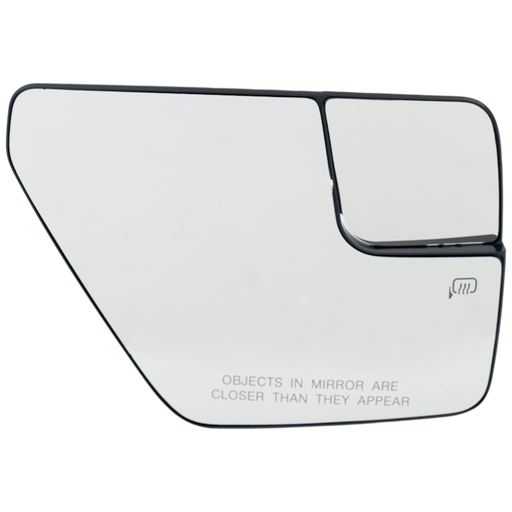 2021-2024 Ford F-150 Passenger Side Door Mirror Glass Std Mirror Heated W/O Blind Spot Detection Non-Electrochromic - FO1325204-Partify-Painted-Replacement-Body-Parts