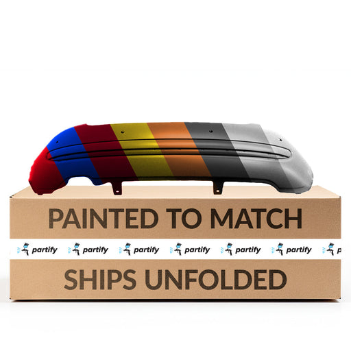 2012-2015 Fiat 500 Pop Rear Bumper W/Rear Object Sensors - FI1100101-Partify-Painted-Replacement-Body-Parts