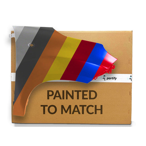 2014-2017 Fiat 500L Easy/Lounge/Pop/Sport Front Passenger Side Fender W/O Wheel Opening Mouldings - FI1241101-Partify-Painted-Replacement-Body-Parts