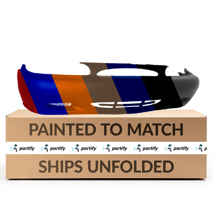 1997-1999 Ford Escort CAPA Certified Front Bumper 4 Door Sedan/Wagon - FO1000405-Partify-Painted-Replacement-Body-Parts