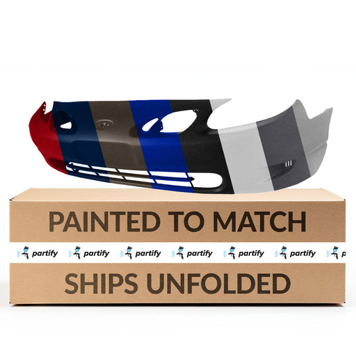 1998-2002 Ford Escort ZX2 Front Bumper With Fog Light Holes - FO1000411-Partify-Painted-Replacement-Body-Parts