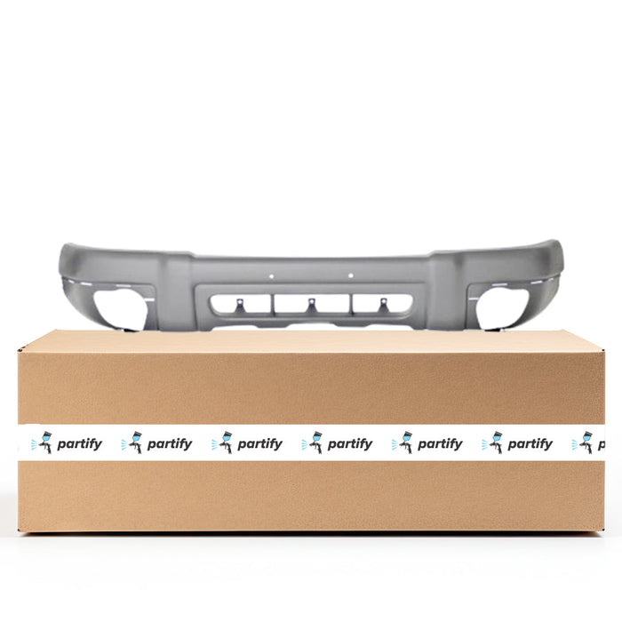 1999-2001 Ford Explorer XLT CAPA Certified Front Bumper W/Bright Pad Textured Gray - FO1000450-Partify-Painted-Replacement-Body-Parts