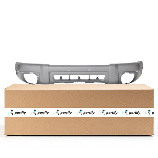 1999-2001 Ford Explorer XLT CAPA Certified Front Bumper W/Bright Pad Textured Gray - FO1000450-Partify-Painted-Replacement-Body-Parts