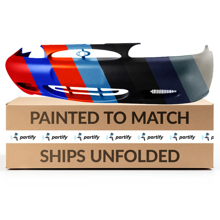 1997-2002 Ford Escort Non-ZX2 Front Bumper - FO1000465-Partify-Painted-Replacement-Body-Parts