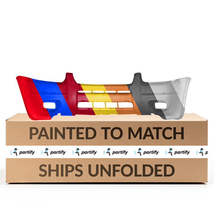 2001-2002 Ford Escape XLS Front Bumper W/O Fog Lamps W/Lip Molding Holes Dark Gray - FO1000472-Partify-Painted-Replacement-Body-Parts