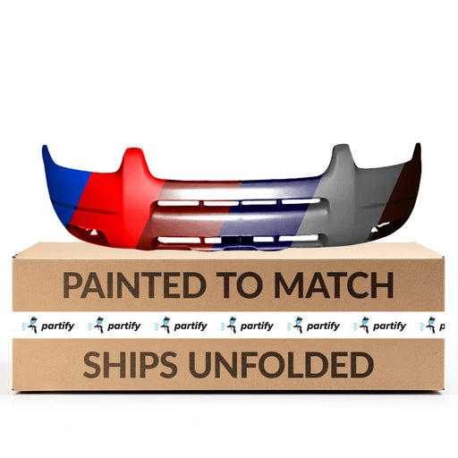 2001-2004 Ford Escape XLS Front Bumper With Fog Lamp Holes & With Molding - FO1000474-Partify-Painted-Replacement-Body-Parts