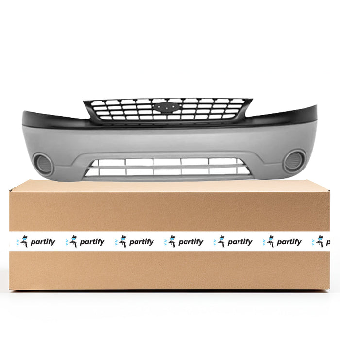 2001-2003 Ford Windstar LX CAPA Certified Front Bumper Harvest Gold Textured Bottom Paint To Match Upper - FO1000489-Partify-Painted-Replacement-Body-Parts