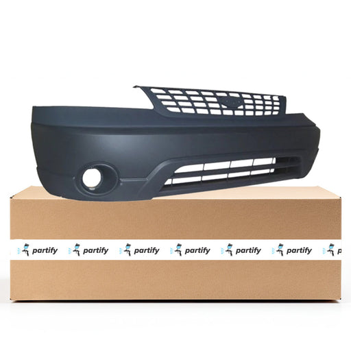 2002-2003 Ford Windstar Base/LX CAPA Certified Front Bumper W/Fog Lamps Upper/Textured Lower - FO1000494-Partify-Painted-Replacement-Body-Parts