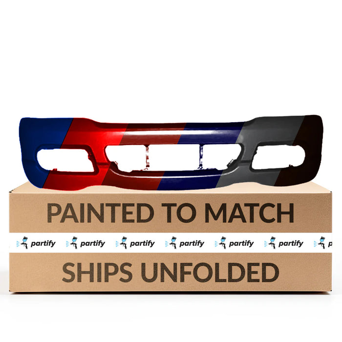 2002-2005 Ford Explorer Front Bumper With Fog Holes & With Molding Holes - FO1000496-Partify-Painted-Replacement-Body-Parts