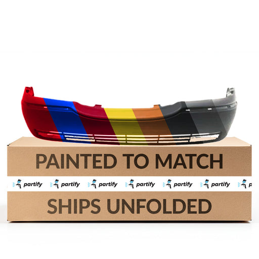 2003-2005 Lincoln Town Car CAPA Certified Front Bumper W/Fog Lamps - FO1000542-Partify-Painted-Replacement-Body-Parts