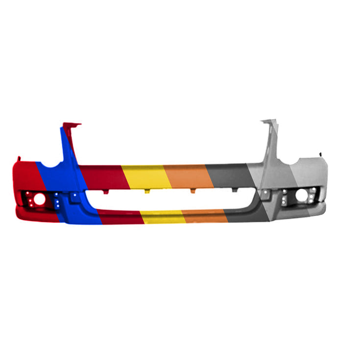 2006-2010 Ford Explorer Front Upper Bumper - FO1000600-Partify-Painted-Replacement-Body-Parts