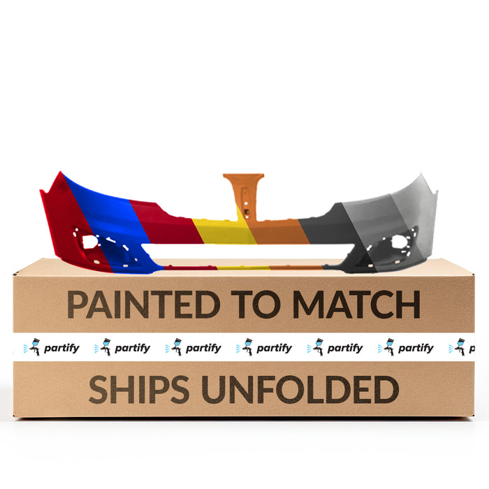 2009-2012 Lincoln MKS Front Bumper W/O Front Object Sensors - FO1000638-Partify-Painted-Replacement-Body-Parts