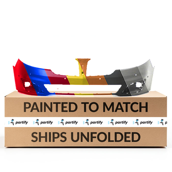 2010-2012 Lincoln MKS Front Bumper W/Active Park Assist 3.5L V6 - FO1000663-Partify-Painted-Replacement-Body-Parts