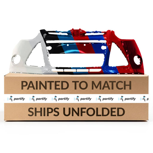 2012-2014 Ford Focus Non ST Front Bumper Without Sensor Holes - FO1000664-Partify-Painted-Replacement-Body-Parts