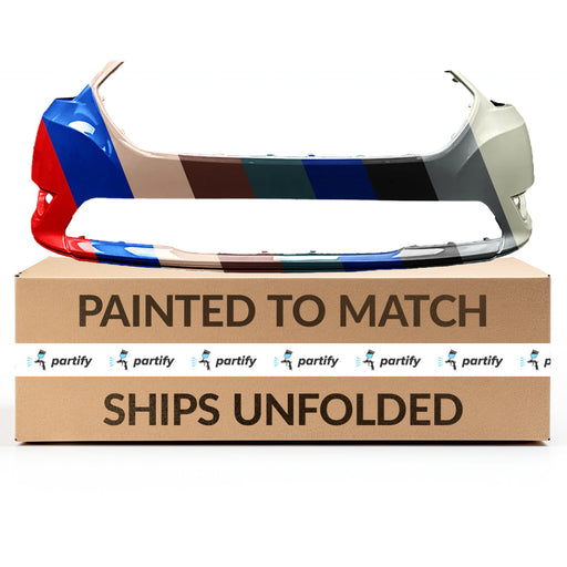 2013-2019 Ford Taurus Front Bumper Without Sensor Holes - FO1000666-Partify-Painted-Replacement-Body-Parts
