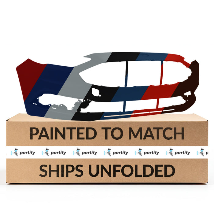 2017-2018 Ford Fusion Platinum/Platinum Hybrid CAPA Certified Front Bumper W/Tow Hook W/O Active Park Assist - FO1000720-Partify-Painted-Replacement-Body-Parts