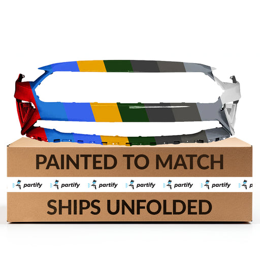 2018-2022 Ford Mustang Front Bumper Without Performance Package - FO1000745-Partify-Painted-Replacement-Body-Parts