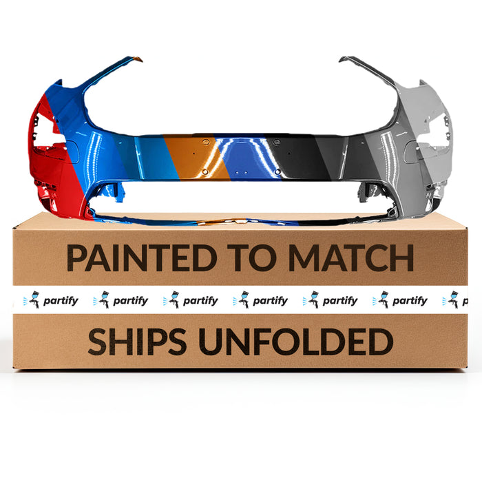 2018-2020 Ford EcoSport Front Bumper With License Plate Holes And Sensor Holes - FO1000751-Partify-Painted-Replacement-Body-Parts