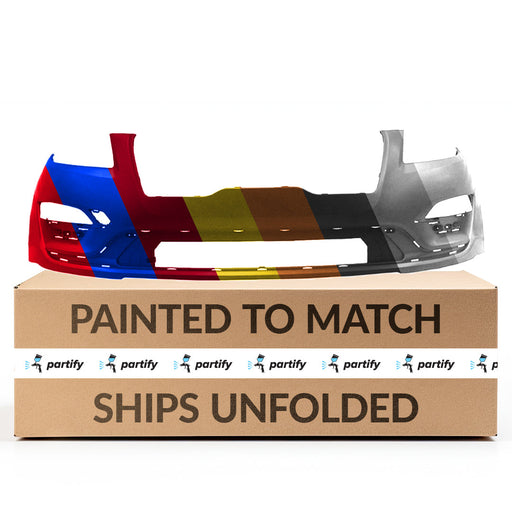 2019 Lincoln MKC Front Bumper W/O Active Park Assist W/Tow Hook W/O Fog Lamps - FO1000755-Partify-Painted-Replacement-Body-Parts