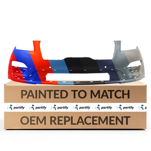 2019 Lincoln MKC Front Bumper W/Active Park Assist W/O Tow Hook - FO1000756-Partify-Painted-Replacement-Body-Parts