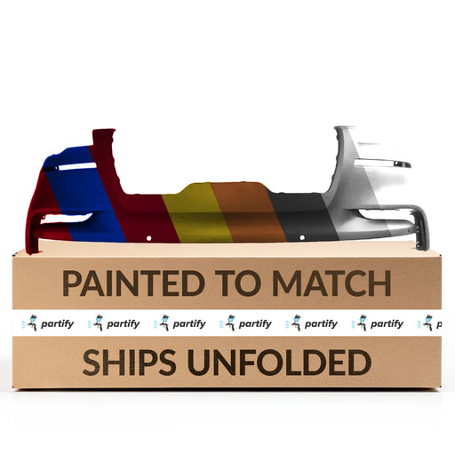 2020-2023 Lincoln Aviator Front Bumper Without Tow Hook Hole - FO1000763-Partify-Painted-Replacement-Body-Parts