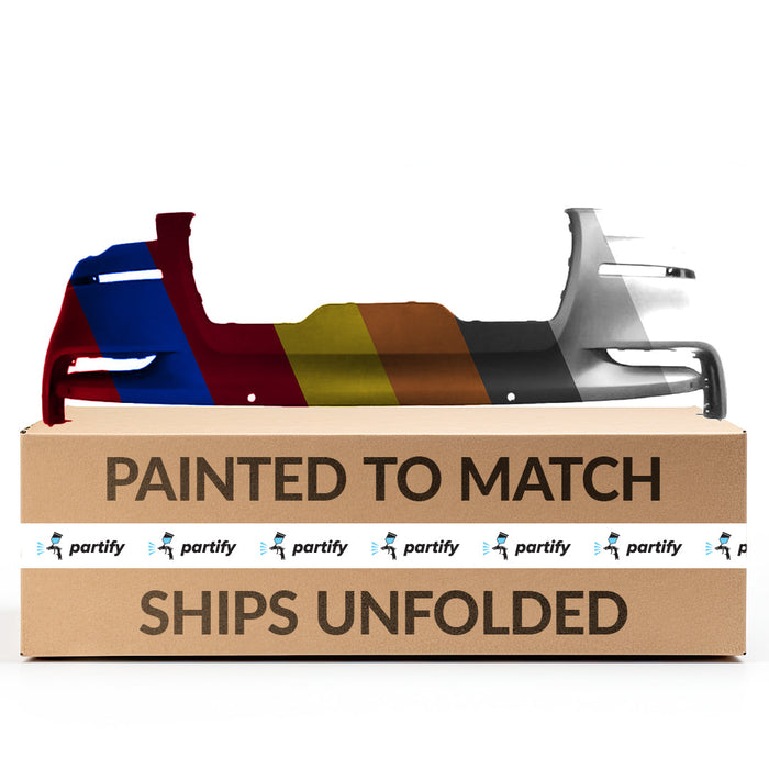 2020-2023 Lincoln Aviator Front Bumper Without Tow Hook Hole - FO1000764-Partify-Painted-Replacement-Body-Parts