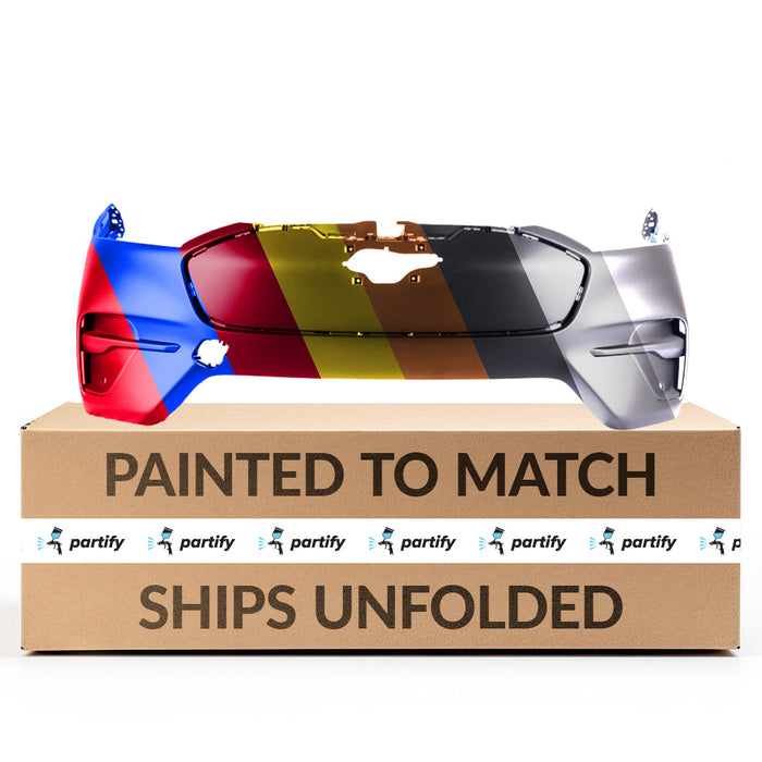 2021-2023 Ford Mustang Mach-E GT/GT Performance CAPA Certified Front Bumper W/Front View Camera - FO1000775-Partify-Painted-Replacement-Body-Parts