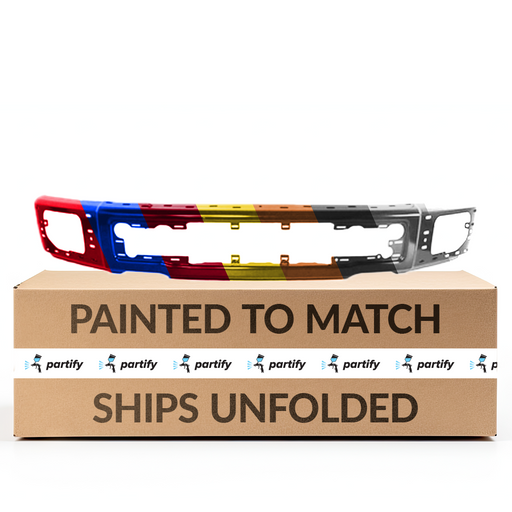 2015-2017 Ford F-150 Front Bumper Face Bar W/End Caps Crew Cab Pickup/Extended Cab Pickup - FO1002426-Partify-Painted-Replacement-Body-Parts