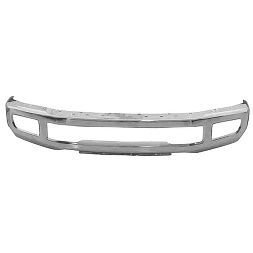 2017-2019 Ford F-250 Super Duty/F-350 Super Duty Front Bumper Face Bar W/Fog Lamps Chrome - FO1002432-Partify-Painted-Replacement-Body-Parts