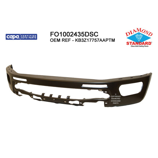2019-2023 Ford Ranger Front Bumper Face Bar W/O Park Distance Sensors - FO1002435-Partify-Painted-Replacement-Body-Parts