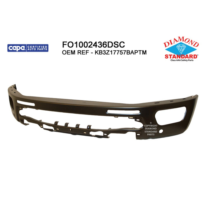 2019-2023 Ford Ranger Front Bumper Face Bar W/Park Distance Sensors - FO1002436-Partify-Painted-Replacement-Body-Parts