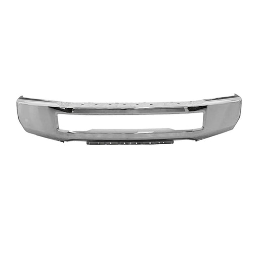 2017-2019 Ford F-250 Super Duty/F-350 Super Duty Front Bumper Face Bar W/O Fog Lamps W/O Fender Flares Chrome - FO1002439-Partify-Painted-Replacement-Body-Parts