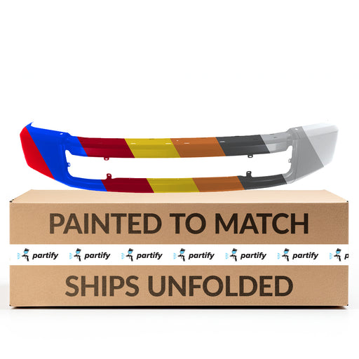 2020-2022 Ford F-250 Super Duty/F-350 Super Duty Front Bumper Face Bar W/O Fog Lamps Argent - FO1002446-Partify-Painted-Replacement-Body-Parts