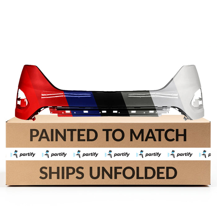 2015-2018 Ford Edge Front Bumper Without Sensor Holes & Without Tow Hook Hole - FO1014114-Partify-Painted-Replacement-Body-Parts