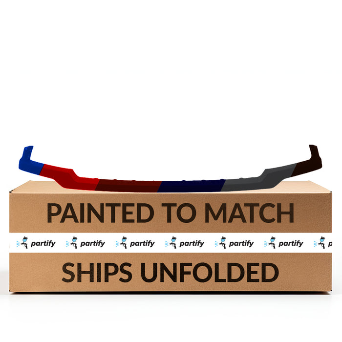 2018-2020 Ford F-150 CAPA Certified Front Upper Bumper With Wheel Opening Molding Holes - FO1014127C-Partify-Painted-Replacement-Body-Parts