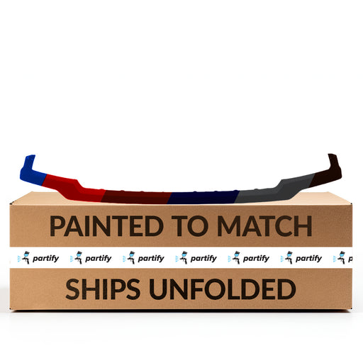 2018-2020 Ford F-150 Front Upper Bumper With Wheel Opening Molding Holes - FO1014127-Partify-Painted-Replacement-Body-Parts